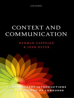 cover image of Context and Communication